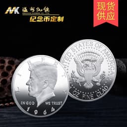 image-Kennedy commemorative coin European and American foreign trade metal medal libfrty American leader like commemorative coin