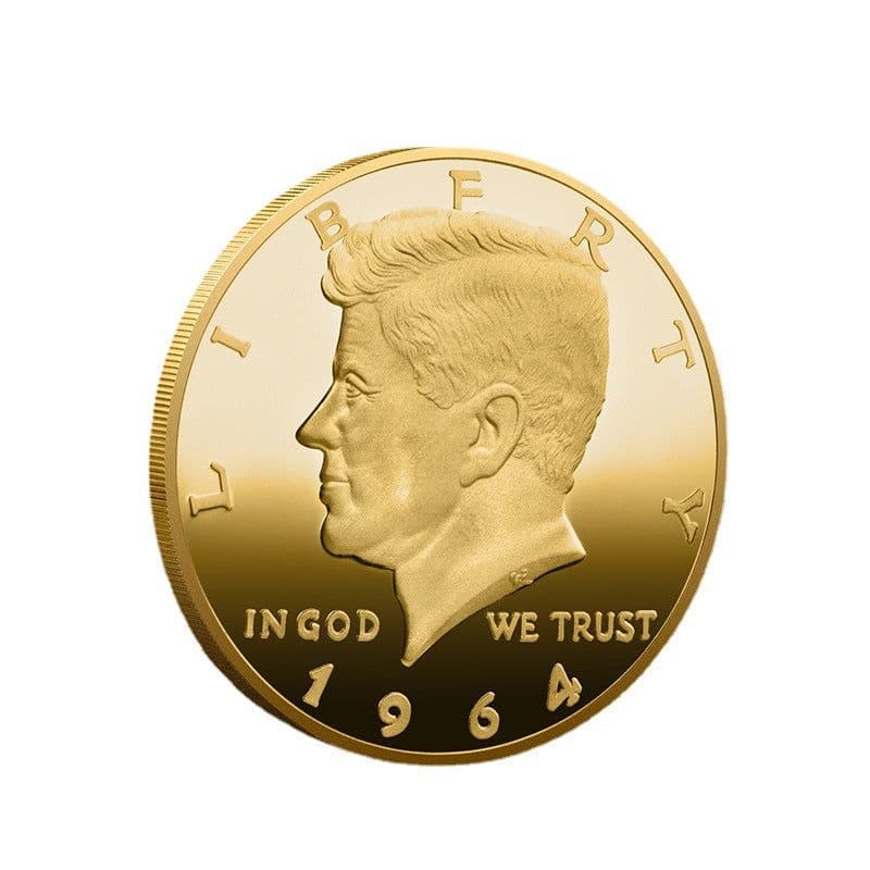 image-Kennedy commemorative coin European and American foreign trade metal medal libfrty American leader like commemorative coin