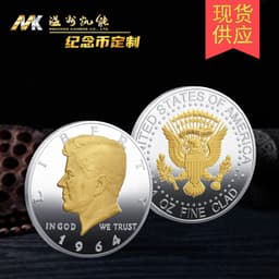 image-Kennedy commemorative coin European and American foreign trade metal medal libfrty American leader like commemorative coin