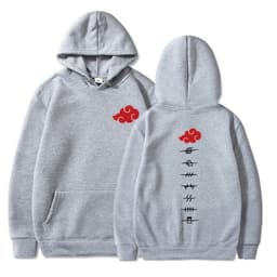 image-Riman Naruto Sweatshirt Naruto Printed Spring and Autumn Hoodie Hoodie Men's and Women's Hooded Sweatshirt