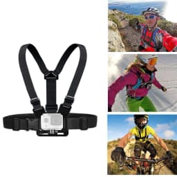 image-gopro sports camera accessories fixed shoulder strap B chest strap hero7/6/5/4 with hole chest strap