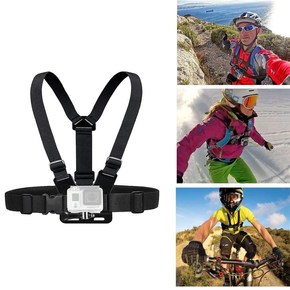 image-gopro sports camera accessories fixed shoulder strap B chest strap hero7/6/5/4 with hole chest strap