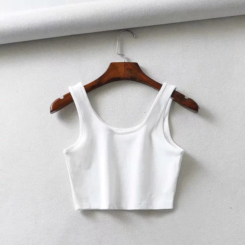 image-Sports vest women's foreign trade summer ins super fire Europe and the United States sexy U-neck slim short quick-drying fitness yoga underwear