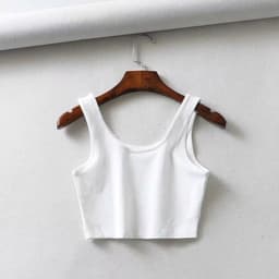 image-Sports vest women's foreign trade summer ins super fire Europe and the United States sexy U-neck slim short quick-drying fitness yoga underwear