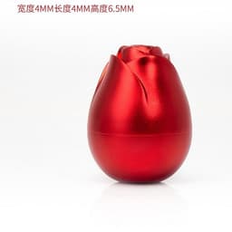 image-Rose Flower Customized Gift Box Metal Red Jewelry Ring Box Necklace Box Creative Lifting Gift Box
