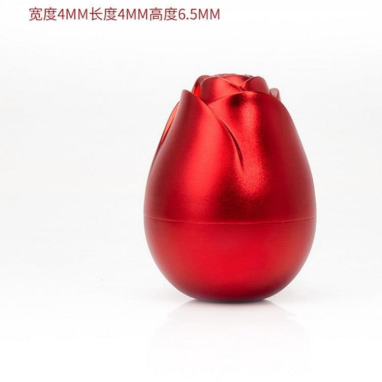 image-Rose Flower Customized Gift Box Metal Red Jewelry Ring Box Necklace Box Creative Lifting Gift Box