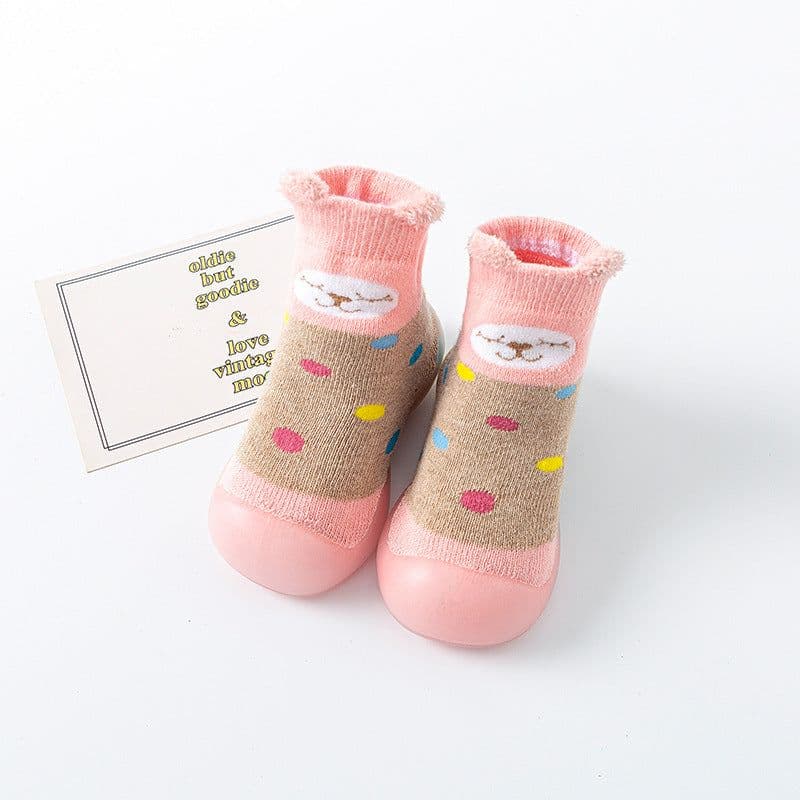 image-Baby floor socks fall/winter baby toddler shoes soft bottom terry thick socks shoes boys and girls non-slip indoor footwear
