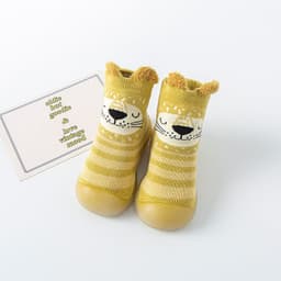 image-Baby floor socks fall/winter baby toddler shoes soft bottom terry thick socks shoes boys and girls non-slip indoor footwear