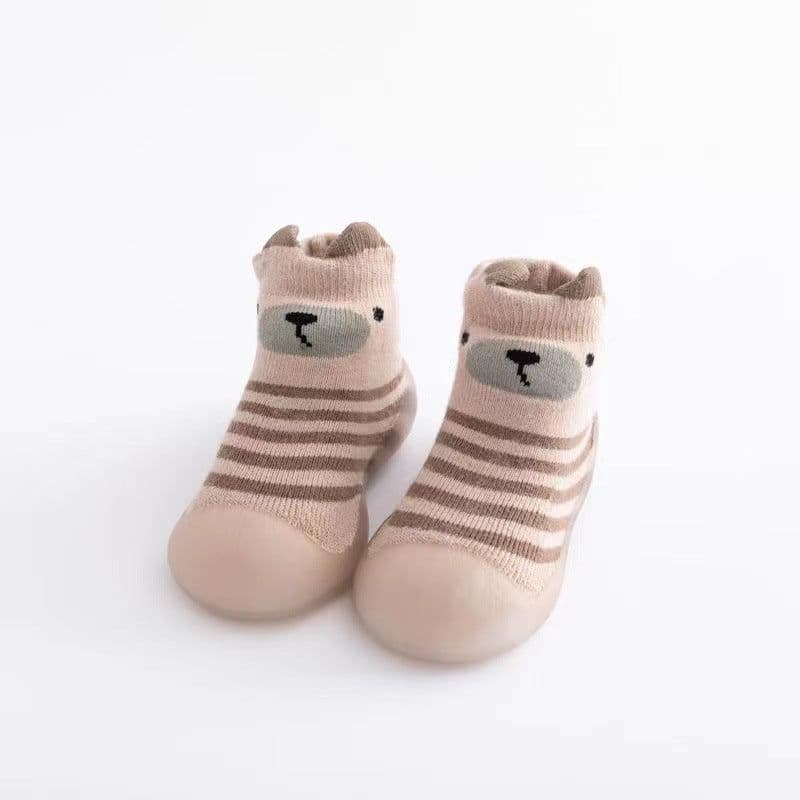 image-Baby floor socks fall/winter baby toddler shoes soft bottom terry thick socks shoes boys and girls non-slip indoor footwear