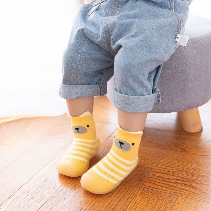 image-Baby floor socks fall/winter baby toddler shoes soft bottom terry thick socks shoes boys and girls non-slip indoor footwear