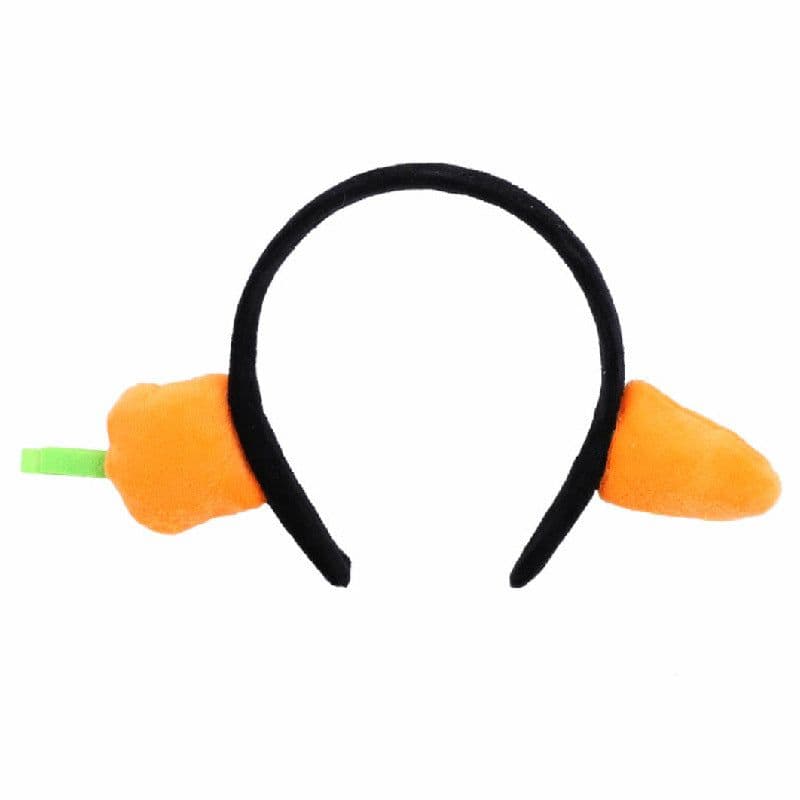 image-Cartoon plush funny doll headband headband belongs to carrot dinosaur head buckle hairpin live broadcast powder suction headband