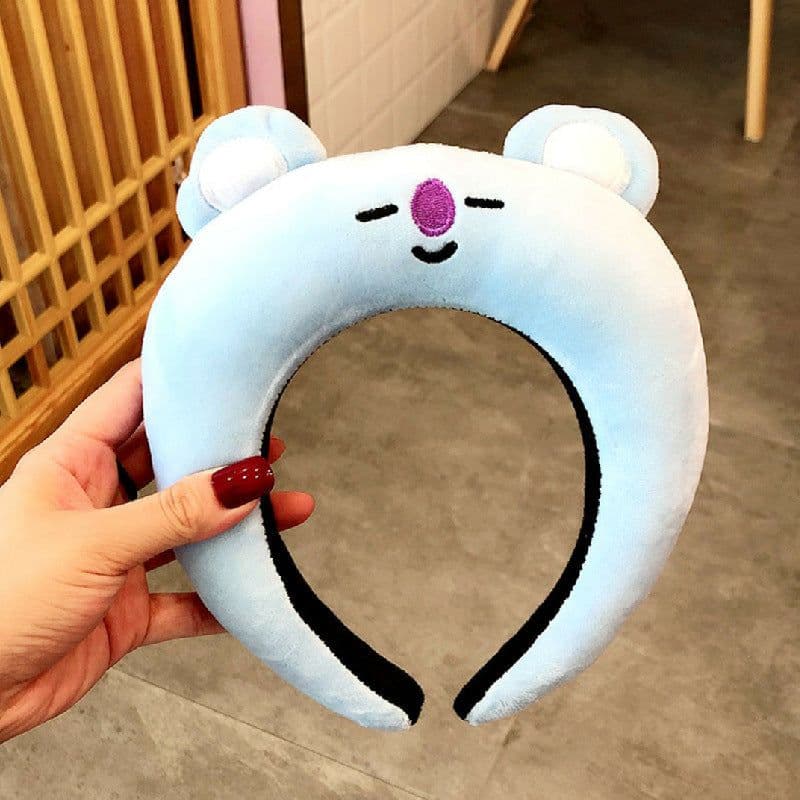 image-Cartoon plush funny doll headband headband belongs to carrot dinosaur head buckle hairpin live broadcast powder suction headband