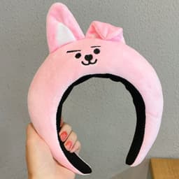 image-Cartoon plush funny doll headband headband belongs to carrot dinosaur head buckle hairpin live broadcast powder suction headband