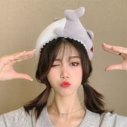 image-Cartoon plush funny doll headband headband belongs to carrot dinosaur head buckle hairpin live broadcast powder suction headband