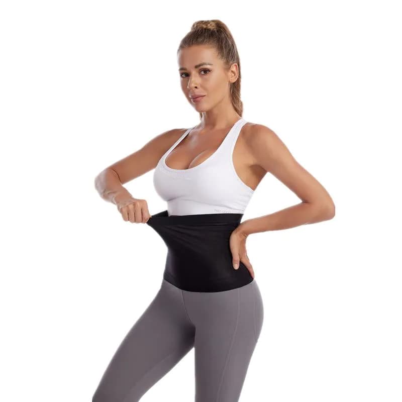 image-Amazon Silver Coated Belt Hidden Body Sculpting Sports Beauty Body Belt Sweat Reduction Fat Abdomen