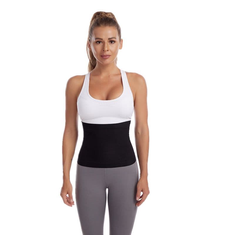 image-Amazon Silver Coated Belt Hidden Body Sculpting Sports Beauty Body Belt Sweat Reduction Fat Abdomen