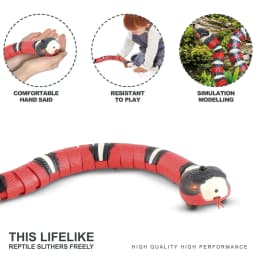 image-Tricky toy snakes, cats and dogs, children's interaction, automatic sleep, walking, electric induction snakes