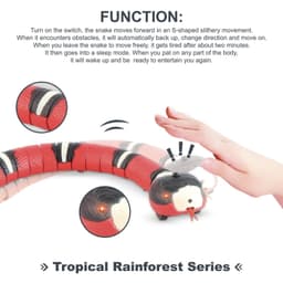 image-Tricky toy snakes, cats and dogs, children's interaction, automatic sleep, walking, electric induction snakes