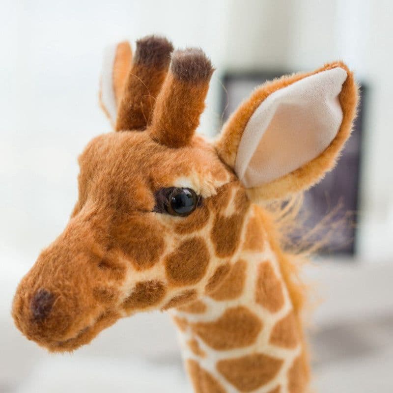 image-Simulation giraffe plush toy doll sika deer decoration photo photography props children's birthday gift wholesale