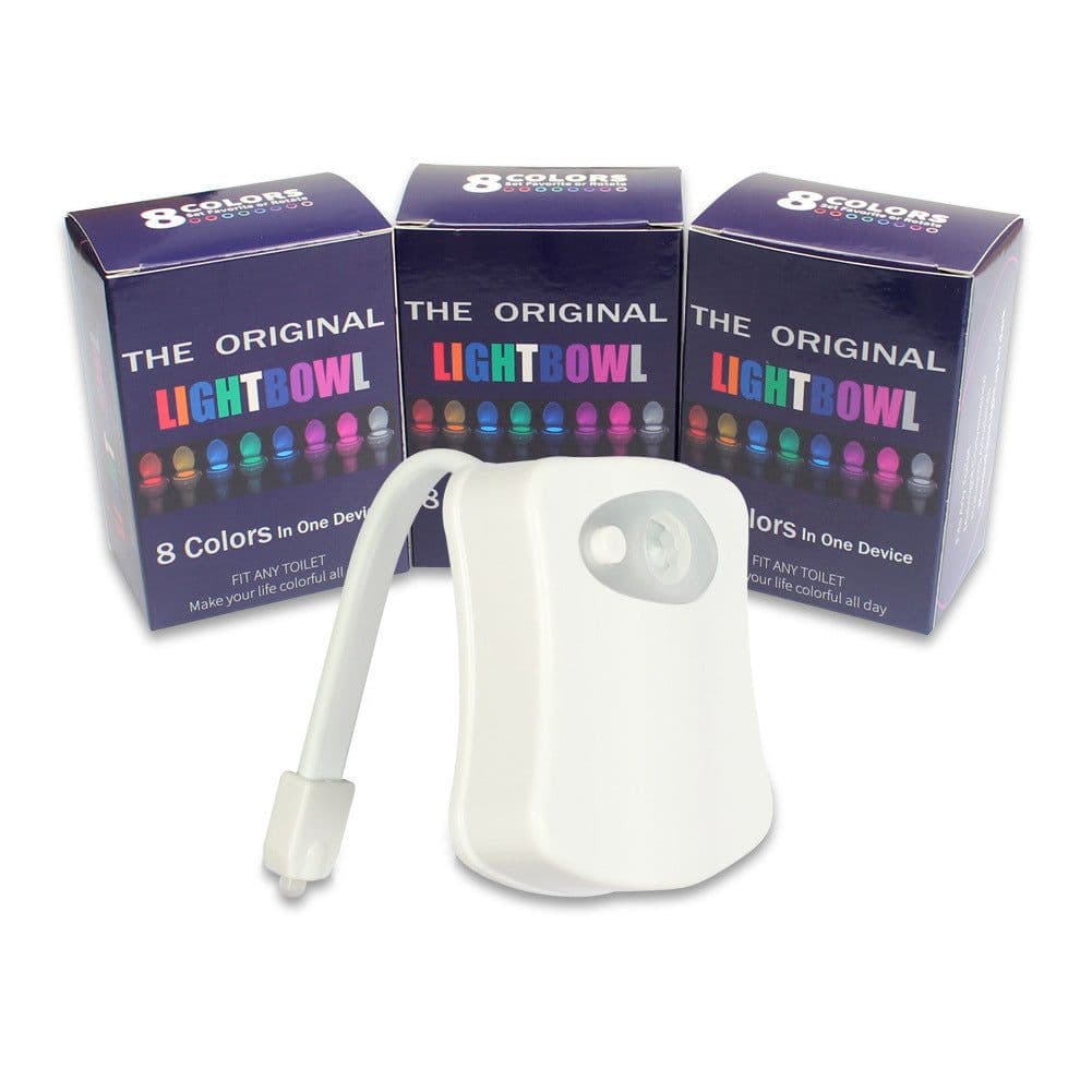 image-Amazon hot sale 8 colors 16 colors human body induction toilet light hanging toilet smart creative LED night light