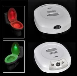 image-Amazon hot sale 8 colors 16 colors human body induction toilet light hanging toilet smart creative LED night light