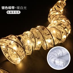 image-New Cross-border Christmas Light String Unicorn Curtain Light Christmas Cartoon Modeling Light LED Lantern Room Decoration