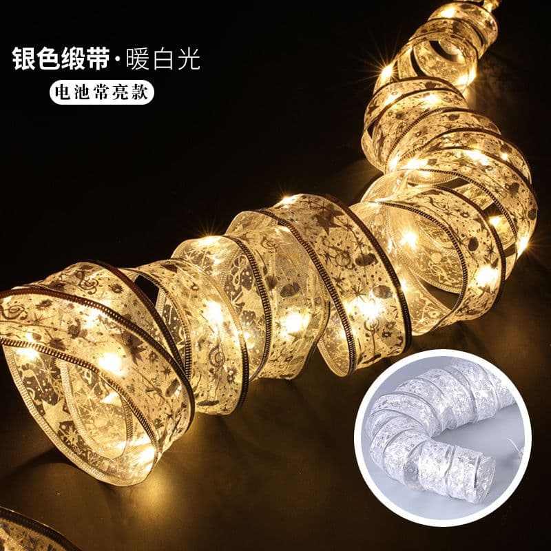 image-New Cross-border Christmas Light String Unicorn Curtain Light Christmas Cartoon Modeling Light LED Lantern Room Decoration