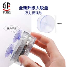 image-Manufacturer's new remote control diving light wireless underwater light double-sided suction cup waterproof swimming pool light led luminous diving light