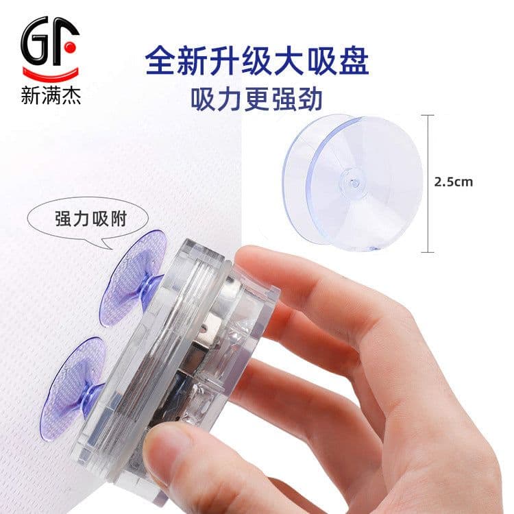 image-Manufacturer's new remote control diving light wireless underwater light double-sided suction cup waterproof swimming pool light led luminous diving light