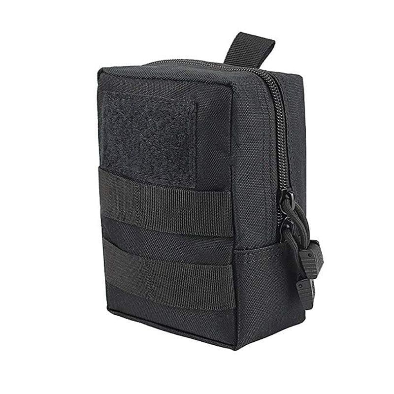 image-American flag tactical small waist bag outdoor EDC medical bag camouflage waist bag multifunctional military fan accessory bag