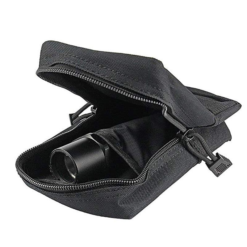 image-American flag tactical small waist bag outdoor EDC medical bag camouflage waist bag multifunctional military fan accessory bag