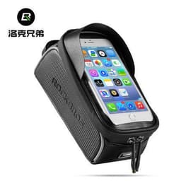 image-ROCKBROS MTB Bicycle Bike Bag 6" Touchscreen Frame Reflective Bag Cycling Top Waterproof Tube Bag Phone Case Bike Accessories
