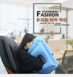 image-Worcester inflatable pillows sleep pillows sleep artifact travel pillow inflatable pillow neck pillow net red pillow