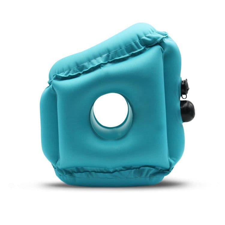 image-Worcester inflatable pillows sleep pillows sleep artifact travel pillow inflatable pillow neck pillow net red pillow