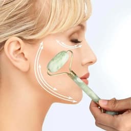image-1PCS Natural Facial Beauty Massage Tool Jade Roller Face Thin massager Relaxation Tool Dropship face massager jade roller 1.24
