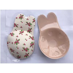 image-Cross-border explosion models Leopard rabbit ears chest stickers sexy invisible bra can cut rabbit ears lift nipples wholesale