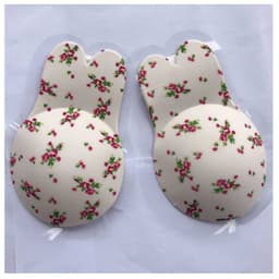 image-Cross-border explosion models Leopard rabbit ears chest stickers sexy invisible bra can cut rabbit ears lift nipples wholesale