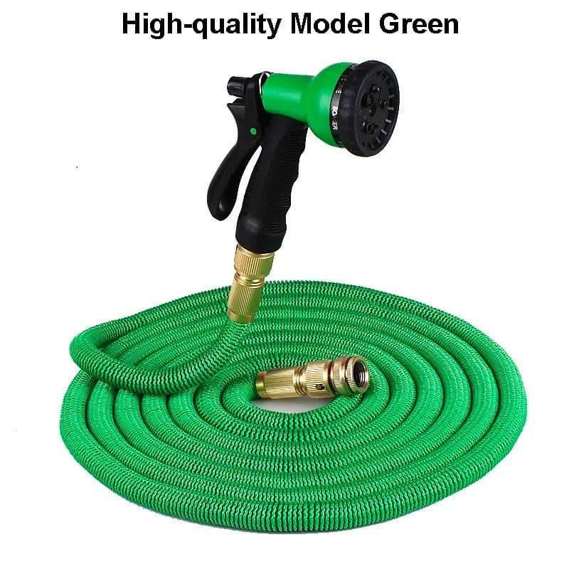image-Free shipping 25Ft-200Ft Garden Hose Expandable Magic Flexible Water Hose Eu Hose Plastic Hoses Pipe With Spray Gun To Watering