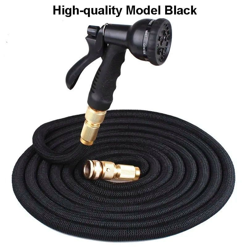 image-Free shipping 25Ft-200Ft Garden Hose Expandable Magic Flexible Water Hose Eu Hose Plastic Hoses Pipe With Spray Gun To Watering