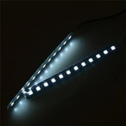 image-POSSBAY 12 LED Strip Lights Universal Car Interior Floor Decorative Lights With Cigarette Charge Footwell Atmosphere Light