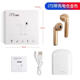 image-in-ear for I7 i7s tws Bluetooth Earphone Earbuds Headset wireless headphone With Mic For iphone xiaomi huawei with charging box