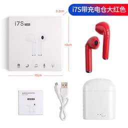 image-in-ear for I7 i7s tws Bluetooth Earphone Earbuds Headset wireless headphone With Mic For iphone xiaomi huawei with charging box