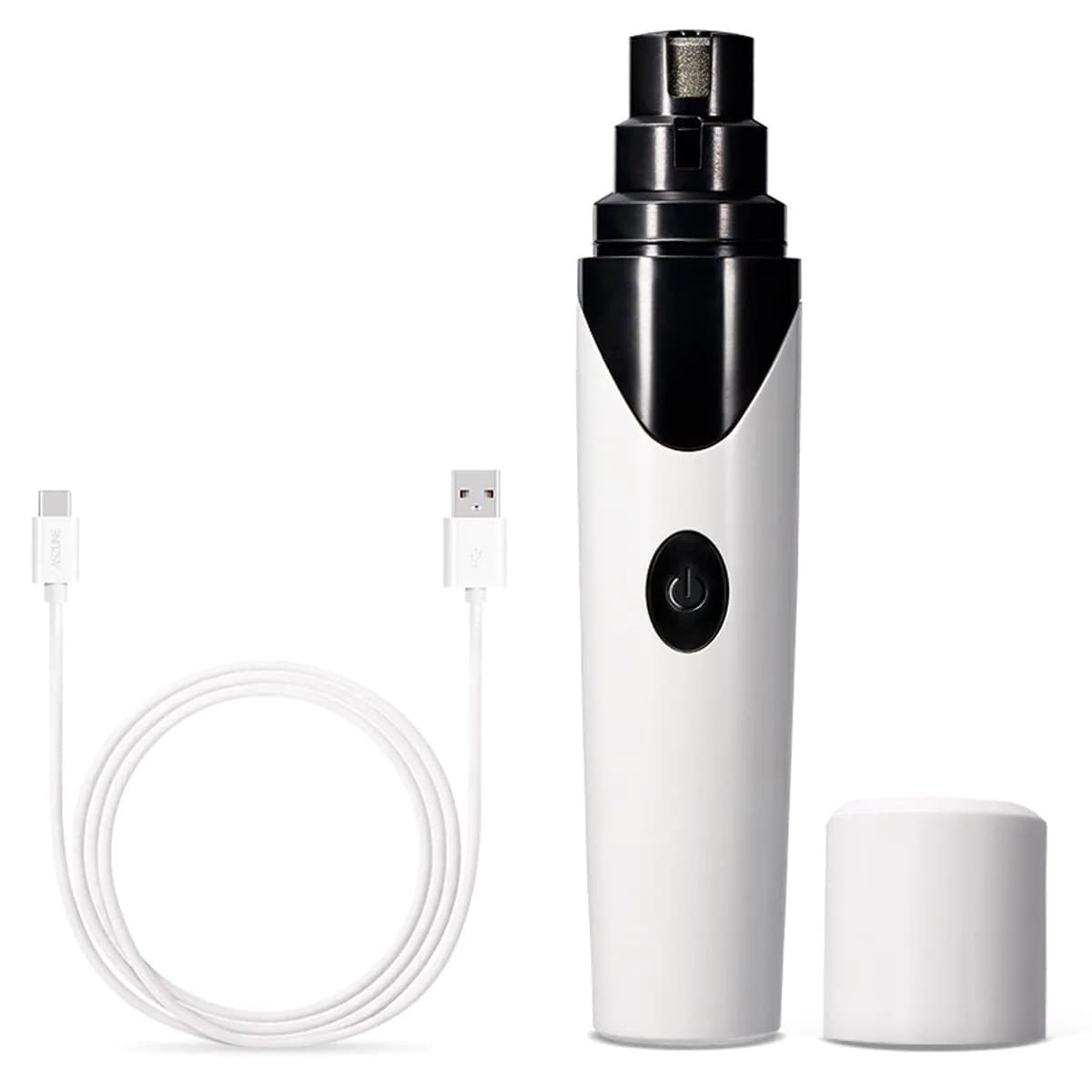image-Rechargeable Nails Dog Cat Care Grooming USB Electric Pet Dog Nail Grinder Trimmer Clipper Pets Paws Nail Cutter