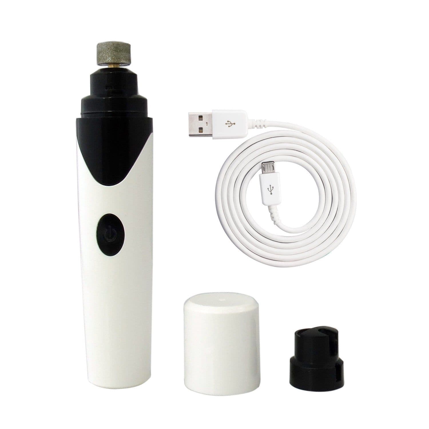 image-Rechargeable Nails Dog Cat Care Grooming USB Electric Pet Dog Nail Grinder Trimmer Clipper Pets Paws Nail Cutter