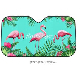 image-Car Sunshade Car With Cartoon Sunshade Front Folding Heat Insulation Film Bubble Aluminum Foil Sunshade
