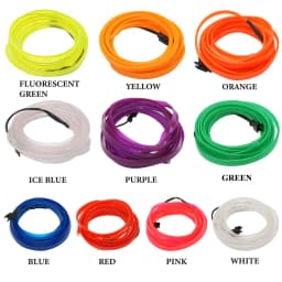 image-Car Interior Lighting El Cold Light Band Edge Wide Edge Car Atmosphere Lamp 1M2M3M 5M Luminous Line Set