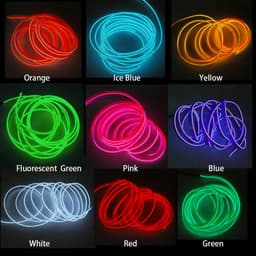 image-Car Interior Lighting El Cold Light Band Edge Wide Edge Car Atmosphere Lamp 1M2M3M 5M Luminous Line Set