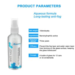 image-Quick-acting glass anti-fog antifogging agent 100mL