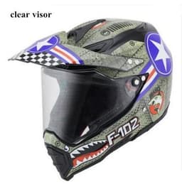 image-Off-road helmet motorcycle racing helmet road off-road dual-use helmet men and women four seasons pull helmet full face helmet