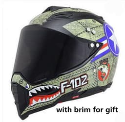 image-Off-road helmet motorcycle racing helmet road off-road dual-use helmet men and women four seasons pull helmet full face helmet